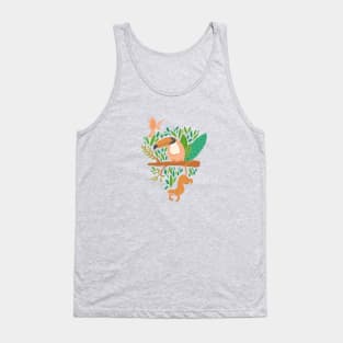 Joyful Jungle - Green Tank Top